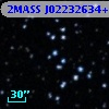 2MASS J02232634+5647521