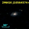 2MASX J10564574+0343081
