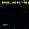 NVSS J105807+033059
