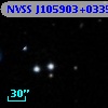 NVSS J105903+033545