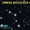 2MASS J02221425+5650457