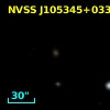 NVSS J105345+033218
