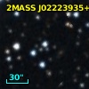 2MASS J02223935+5656582