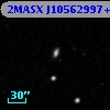 2MASX J10562997+0059161