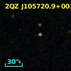 2SLAQ J105720.95+001354.9