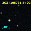 2QZ J105731.4+002924