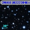2MASS J02222046+5720355