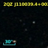 2SLAQ J110039.43+002827.8