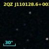 2SLAQ J110128.70+003004.4