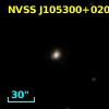 NVSS J105300+020815