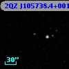 2QZ J105738.4+001315
