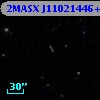 2MASX J11021446+0016300