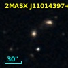 2MASX J11014397+0007088