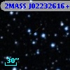 2MASS J02232616+5657440