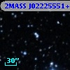 2MASS J02225551+5732229