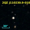 2SLAQ J110230.93-010530.0