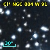 Cl* NGC  884      W      91