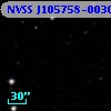 NVSS J105758-003019