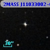 2MASS J11033002-0003199