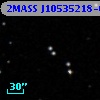 2MASS J10535218-0013435