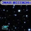 2MASS J02223634+5740189