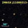 2MASX J11000313-0305402