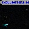 CXOU J105705.1-033541