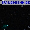 SPS J105433.40-033837.3