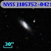 NVSS J105752-042143
