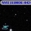 NVSS J110036-042441