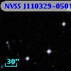 NVSS J110329-050153