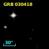 GRB 030418