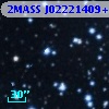 2MASS J02221409+5713258