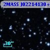 2MASS J02214130+5649395