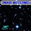 2MASS J02222902+5643001