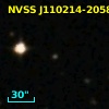 NVSS J110214-205848