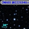 2MASS J02221341+5733420