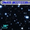 2MASS J02222239+5701403