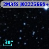 2MASS J02225668+5657062