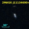 2MASX J11134690+4306347