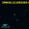 2MASS J11095283+4233159