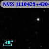 NVSS J110429+430444