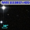 NVSS J111017+435426