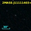 2MASS J11111403+4313330
