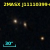 2MASX J11110399+3924512