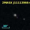 2MASX J11113966+3939073