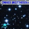 2MASS J02224259+5709547