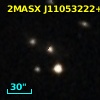 2MASX J11053222+3800236