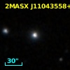 2MASX J11043558+3639153