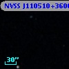NVSS J110510+360610